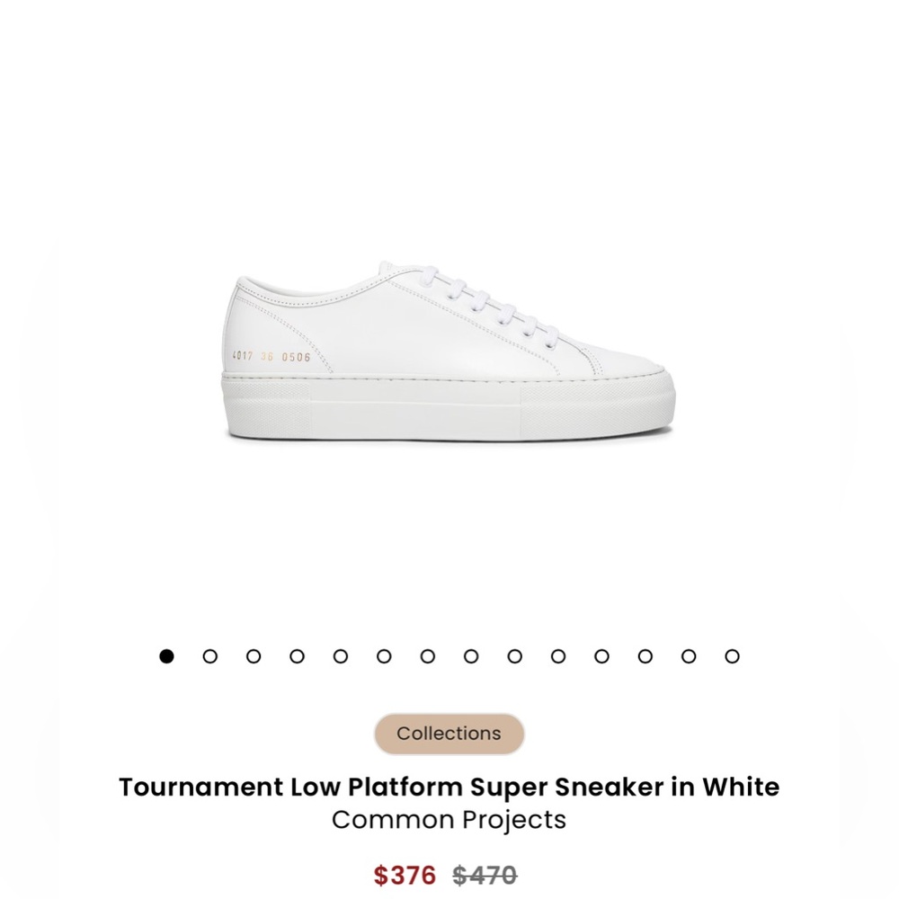Women’s Common Projects Platform Sneaker